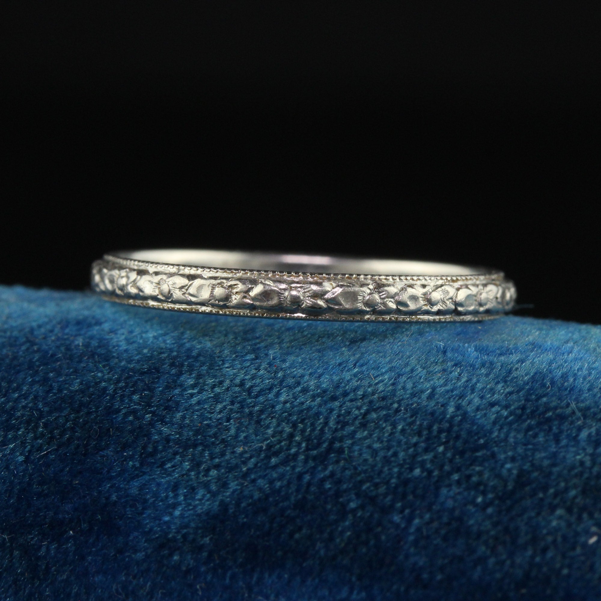 Full Eternity Wedding outlet Band, Edwardian Ring, Marquise Cut Diamond Engagement Ring, Antique Art Deco Style Ring, Two-Tone 925 Silver Ring