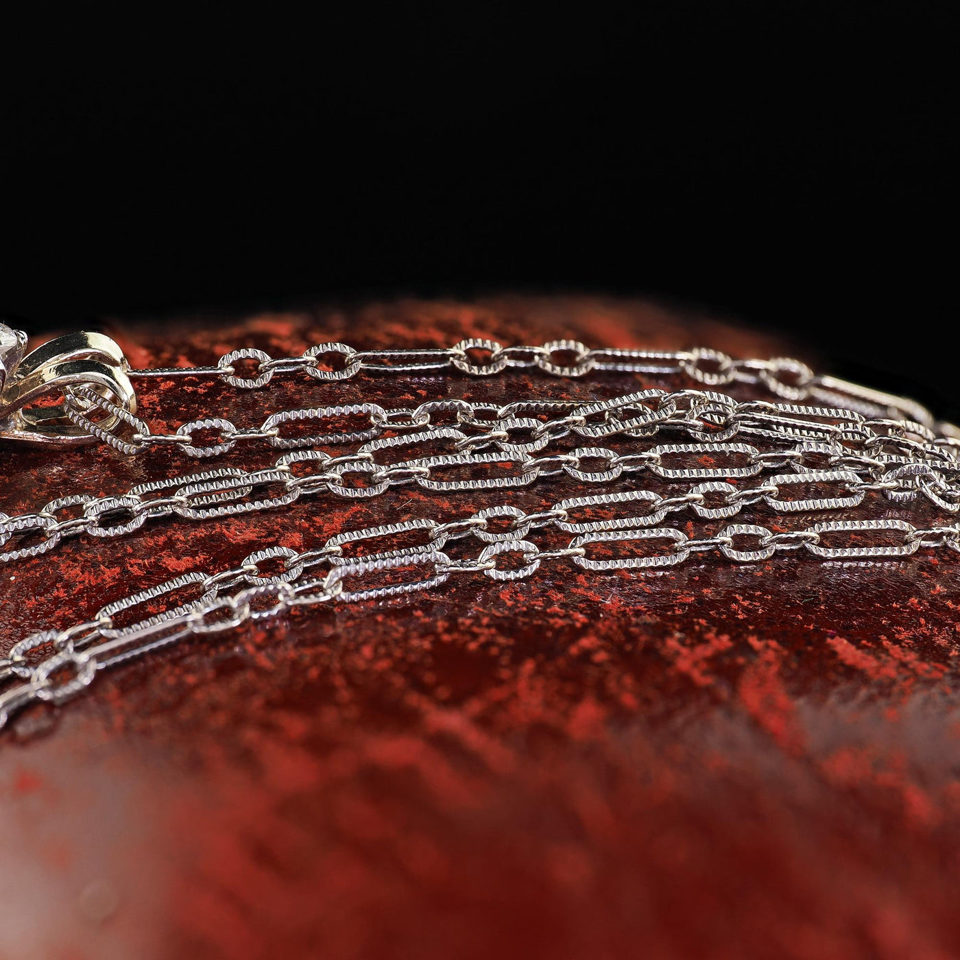 Antique Edwardian 14K Gold and Platinum Old European Diamond Cluster Pendant