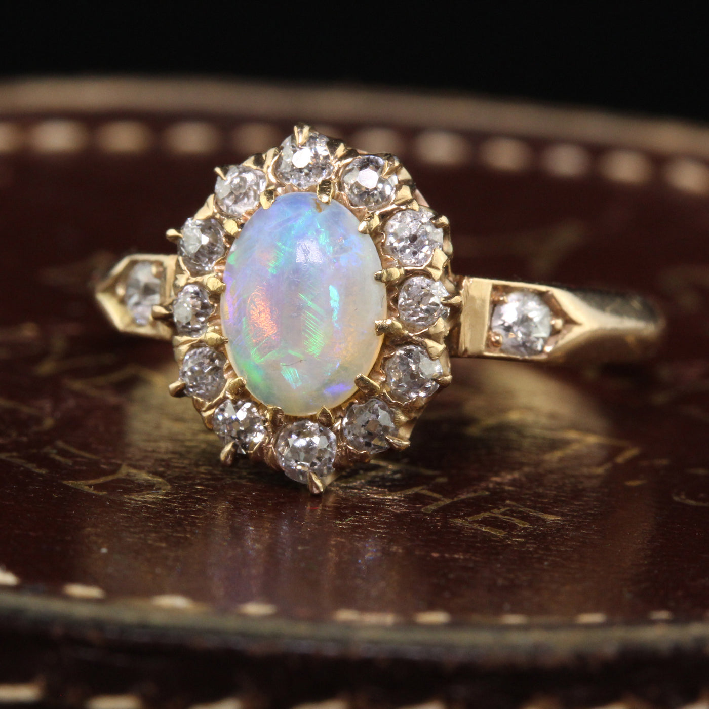 Vintage Opal Rings | Striking Antique Opal Rings | The Chelsea Bijouterie