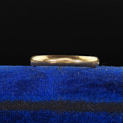 Vintage Estate Tiffany Co 18K Yellow Gold Classic Wedding Band Ring - Size 4 3/4