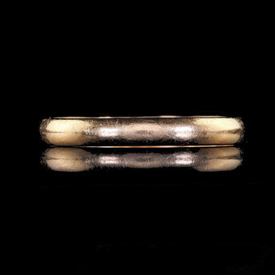 Antique Art Deco 14K Yellow Gold Classic Wedding Band - Size 9 1/2