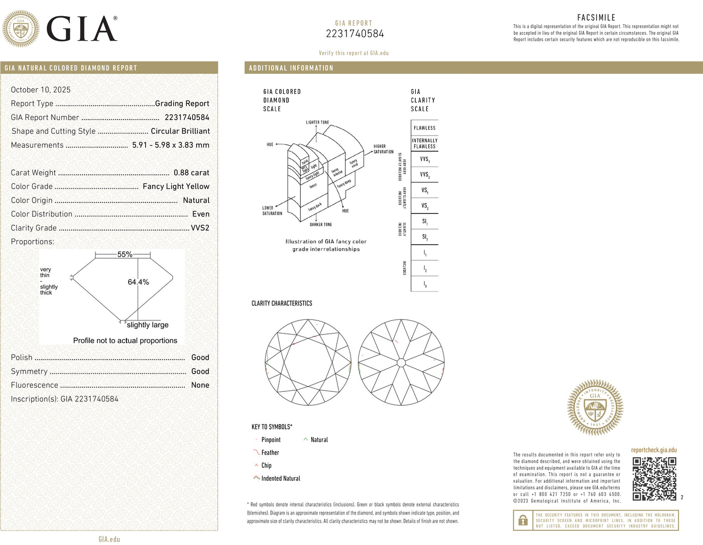 Antique Art Deco 14K Yellow Gold Yellow Old Euro Diamond Engagement Ring - GIA