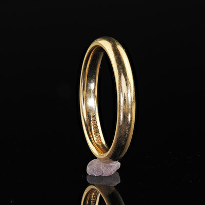 Vintage Tiffany and Co 18K Yellow Gold Classic Wedding Band - Size 6 1/2