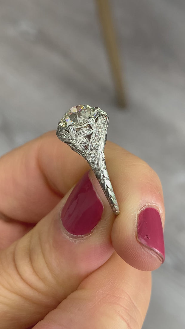 Blessed Antique Edwardian Diamond Engagement Ring – Fetheray