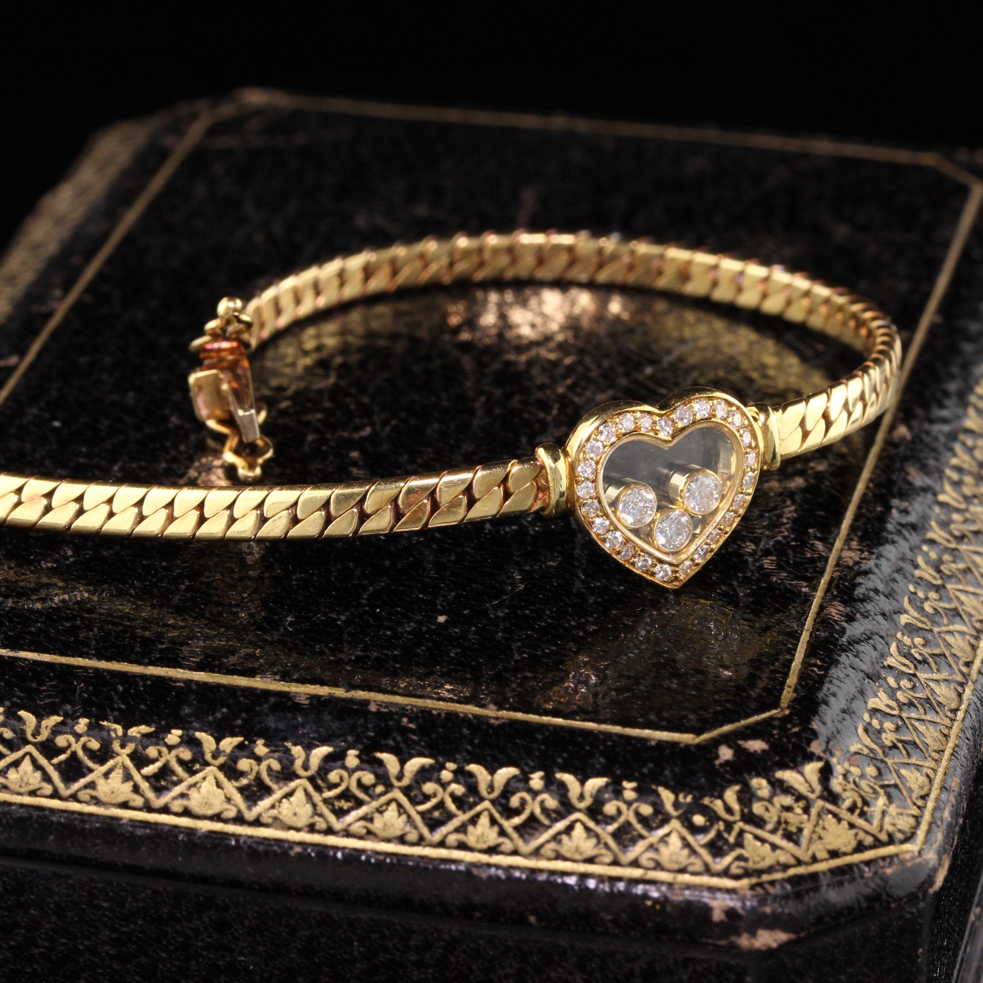 Chopard Happy Butterfly 18K Rose Gold Diamond Bracelet - ShopStyle