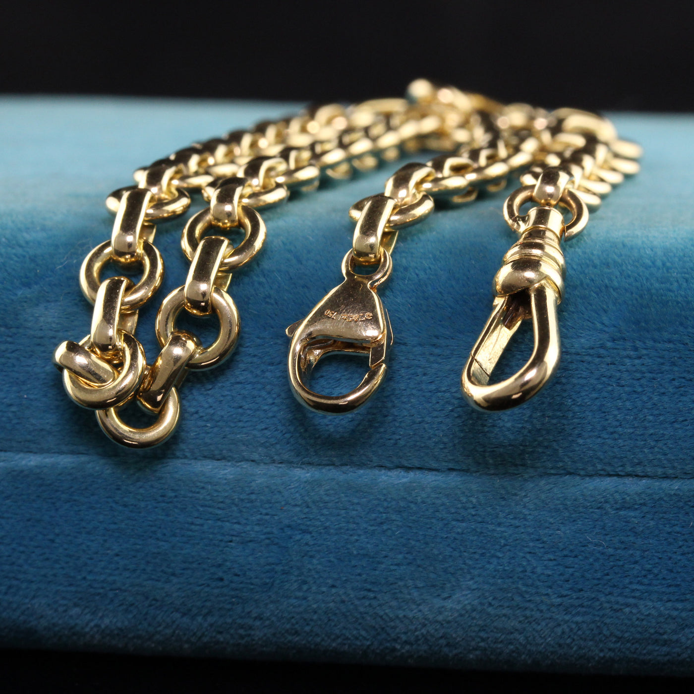 Tiffany Yellow Gold (18K) No Stone Charm Bracelet Gold