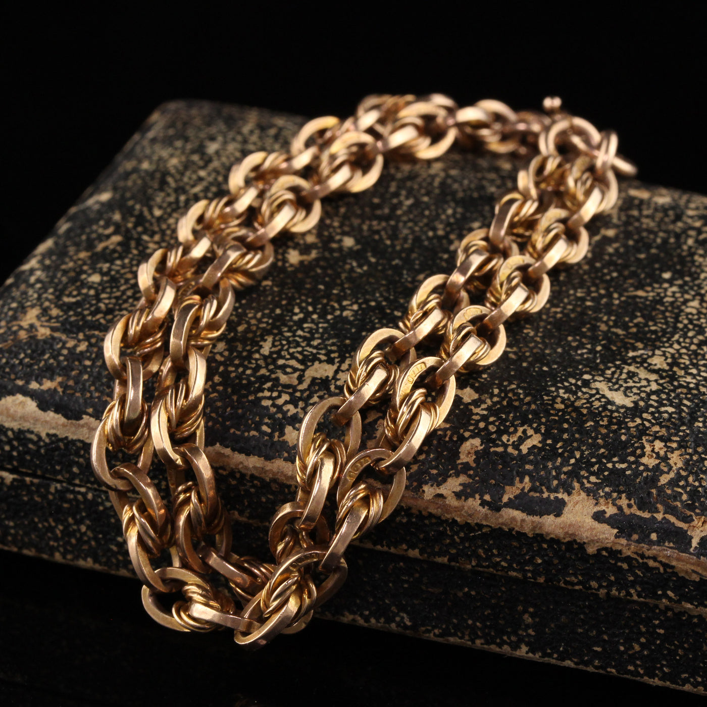 PARALLEL Chain Bracelet in Gold– The Hexad