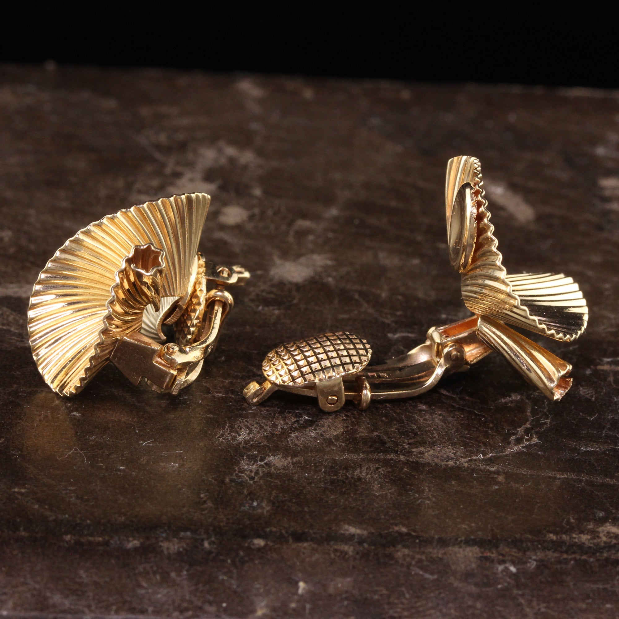 Vintage tiffany gold earrings Outlet