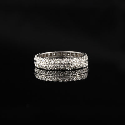 Antique Art Deco Platinum Diamond Eternity Band