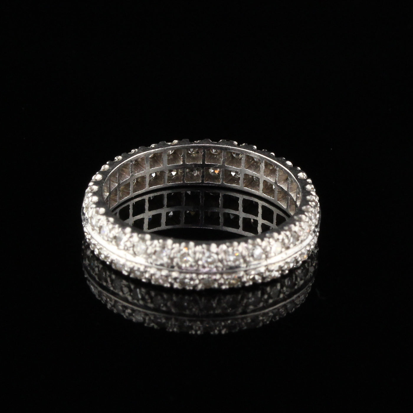 Antique Art Deco Platinum Diamond Eternity Band