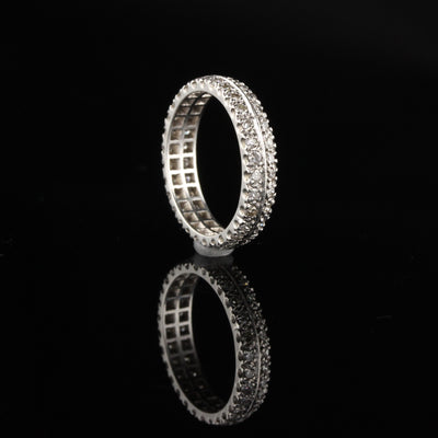 Antique Art Deco Platinum Diamond Eternity Band