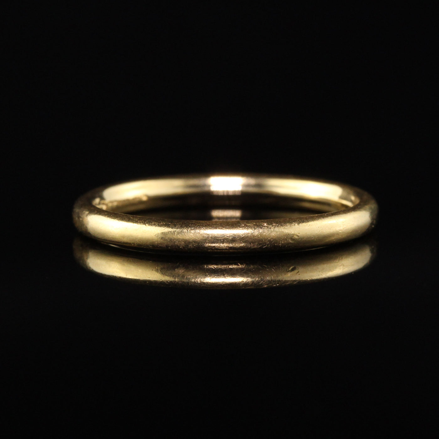 Antique Art Deco Tiffany and Co 18K Yellow Gold Wedding Band - Size 6 1/2