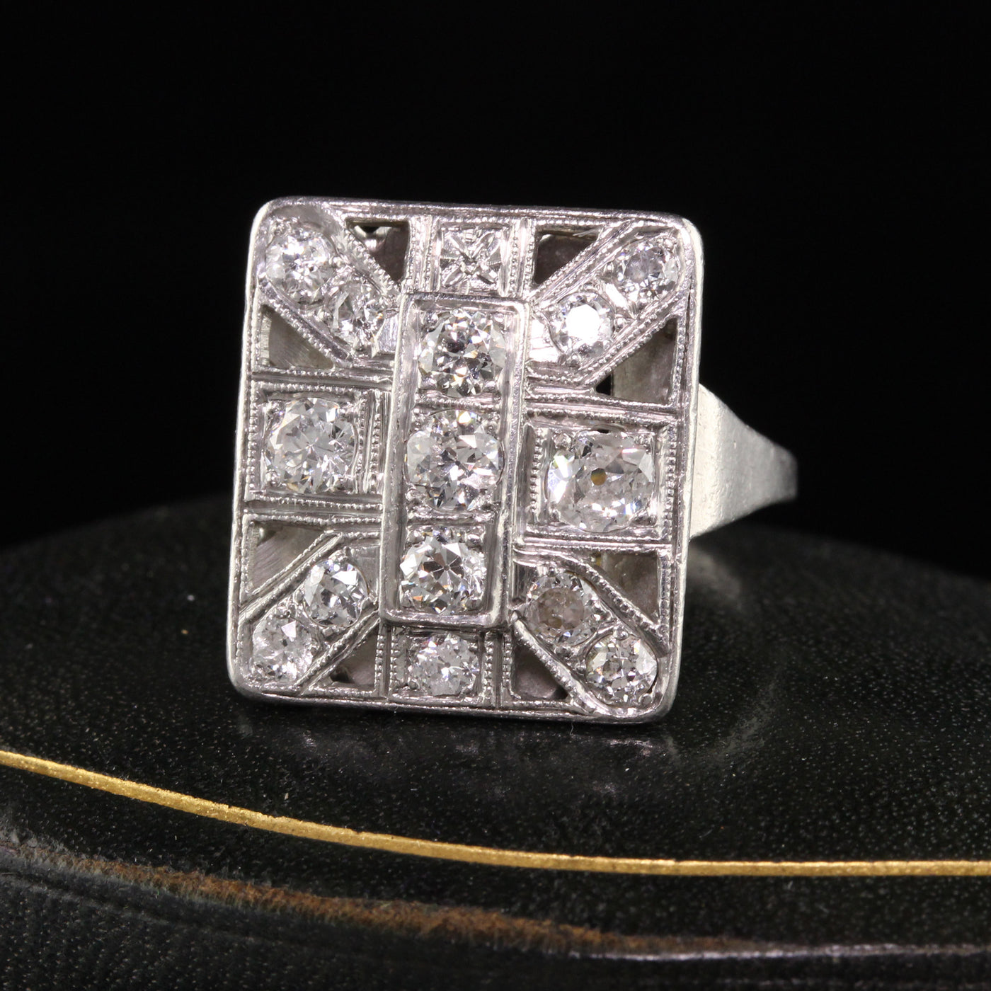 Oval Cluster Diamond Cocktail Ring Circa 1910 | Victor Barbone – Andria  Barboné Jewelry