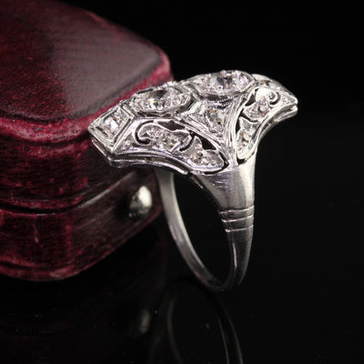 Filigree Vintage Ring Guards TwoBirch Vintage Style Filigree