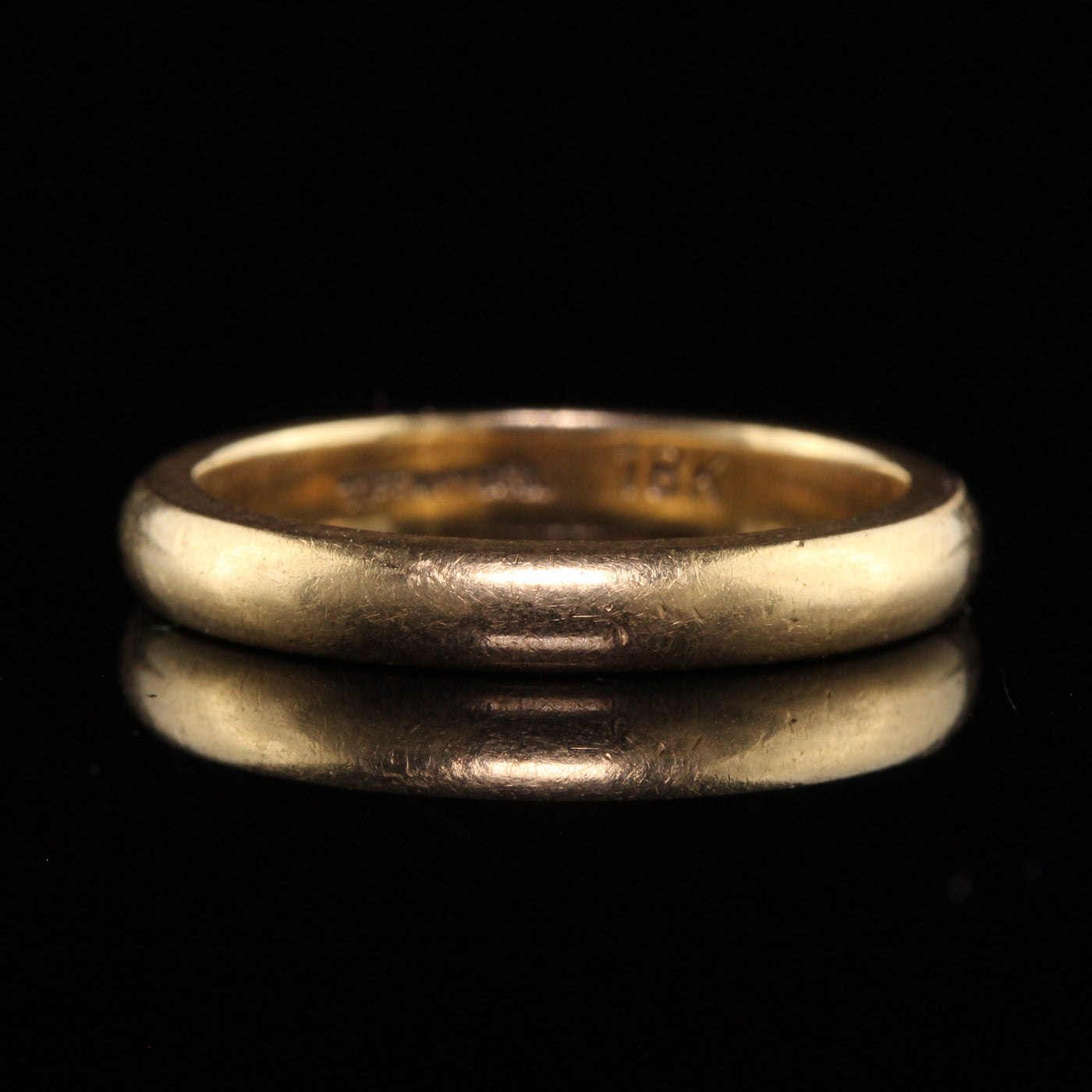 Antique Art Deco Tiffany and Co 18K Yellow Gold Classic Wedding Band
