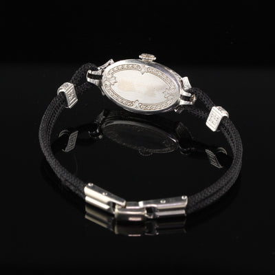 	Antique Art Deco CH MEYLAN Diamond Watch